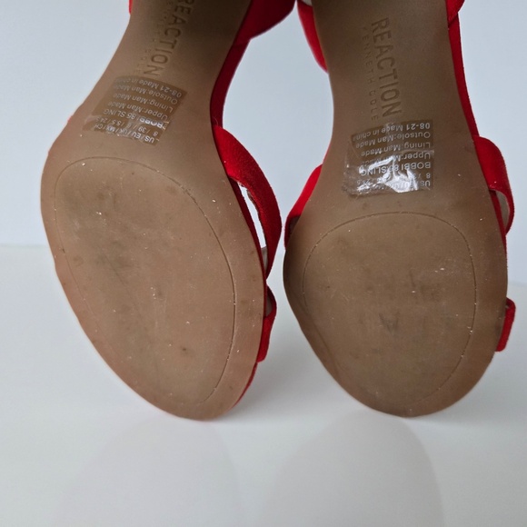Kenneth Cole Chic Red Slingback Heels - Picture 13 of 17